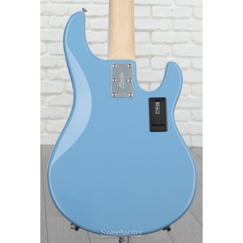  Sterling By Music Man StingRay RAY5 Bass Guitar Left-handed - Chopper Blue