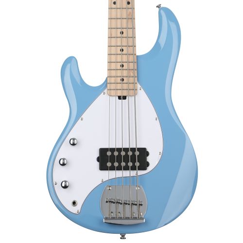  Sterling By Music Man StingRay RAY5 Bass Guitar Left-handed - Chopper Blue