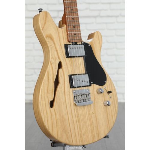  Sterling By Music Man Valentine Chambered Semi-hollowbody Electric Guitar - Natural