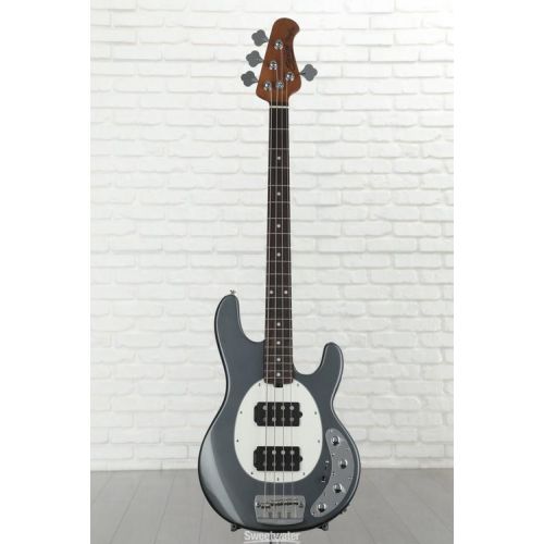  Sterling By Music Man StingRay RAY34HH Bass Guitar - Charcoal Frost