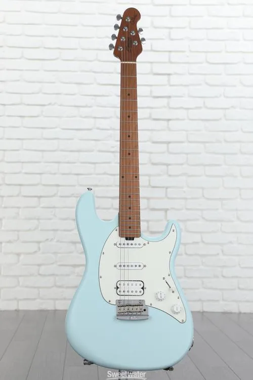  Sterling By Music Man Cutlass CT50HSS Electric Guitar - Daphne Blue Satin