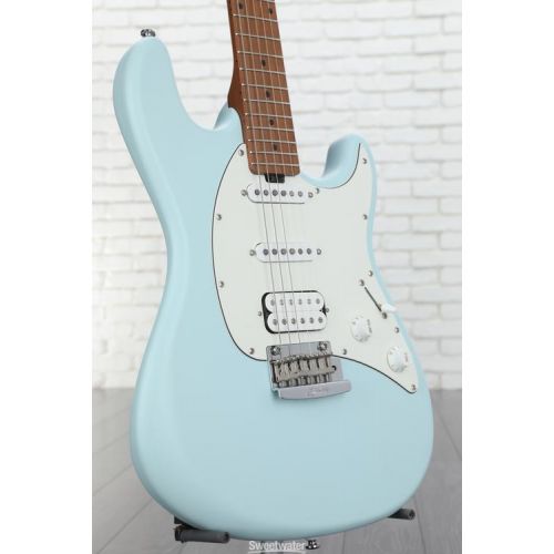  Sterling By Music Man Cutlass CT50HSS Electric Guitar - Daphne Blue Satin