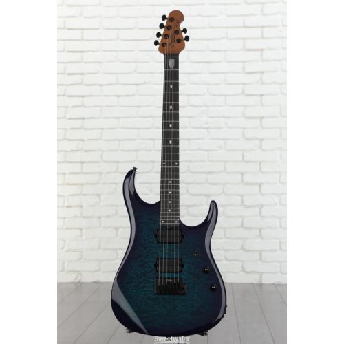  Sterling By Music Man John Petrucci Dimarzio JP150DQM Electric Guitar - Cerulean Paradise