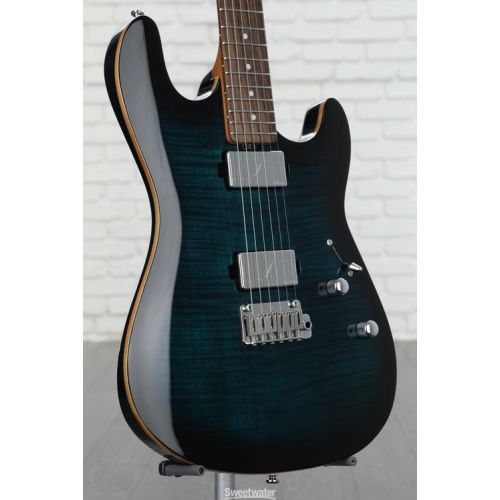  Sterling By Music Man Sabre Electric Guitar - Deep Blue Burst Demo