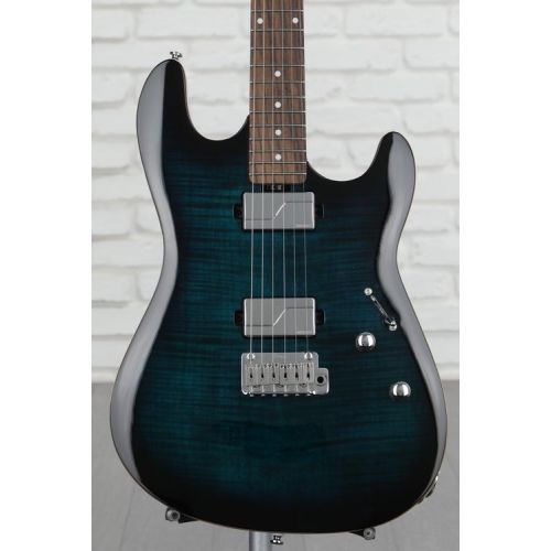  Sterling By Music Man Sabre Electric Guitar - Deep Blue Burst Demo