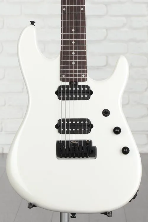 Sterling By Music Man 7-string Jason Richardson Signature Electric Guitar - Pearl White