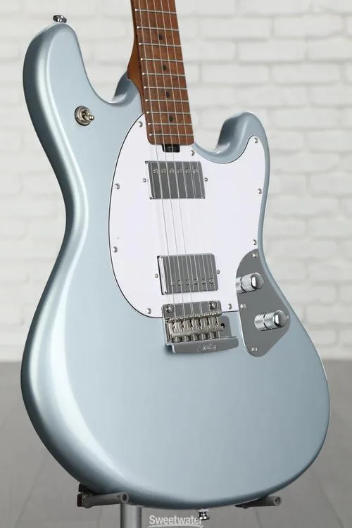  Sterling By Music Man StingRay SR50 Electric Guitar - Firemist Silver