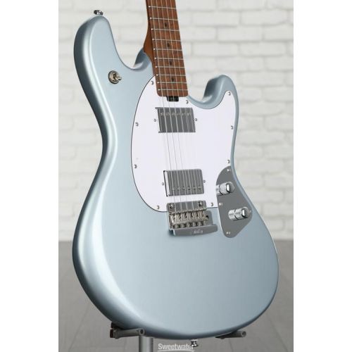  Sterling By Music Man StingRay SR50 Electric Guitar - Firemist Silver