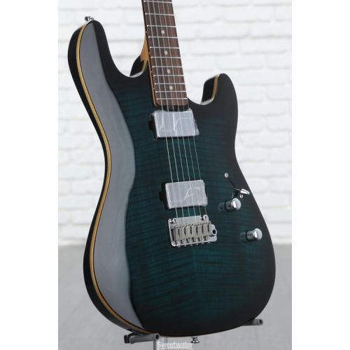  Sterling By Music Man Sabre Electric Guitar - Deep Blue Burst