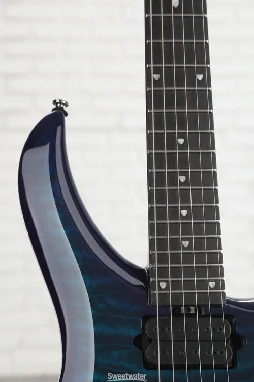  Sterling By Music Man John Petrucci Signature Majesty MAJ200 Electric Guitar - Cerulean Paradise Demo