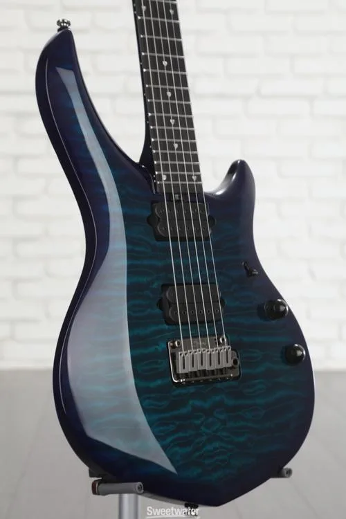  Sterling By Music Man John Petrucci Signature Majesty MAJ200 Electric Guitar - Cerulean Paradise Demo