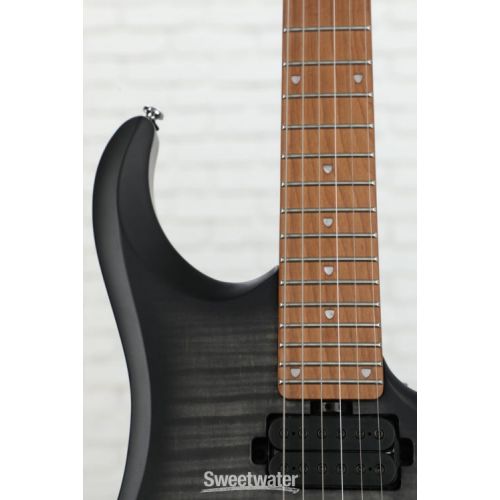  Sterling By Music Man John Petrucci Signature JP150FM Electric Guitar - Trans Black Satin