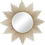 Sterling Industries Elk Home Metal Starburst Mirror, 41 x 41, Bronze