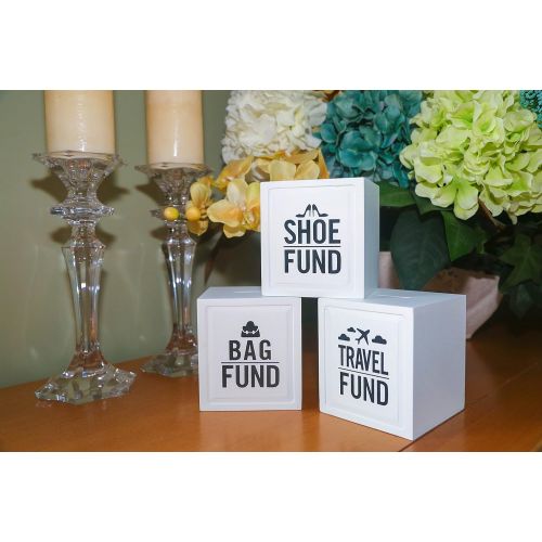  [아마존베스트]Sterling James Co. Travel Fund Piggy Bank - Wedding and Travel Gift Ideas - Money Box - House Warming and Retirement Gifts for Travelers