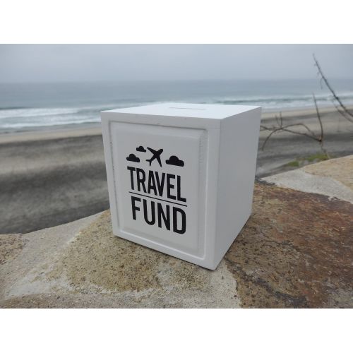  [아마존베스트]Sterling James Co. Travel Fund Piggy Bank - Wedding and Travel Gift Ideas - Money Box - House Warming and Retirement Gifts for Travelers