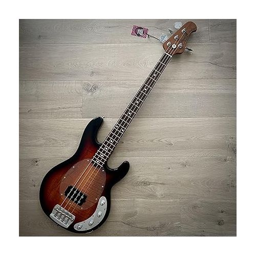  Sterling By Music Man StingRay RAY34 Bass Guitar - 3-tone Sunburst
