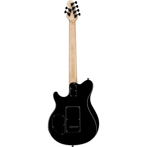  Sterling By MusicMan 6 String Sterling by Music Man Axis AX3S Electric Guitar Body, Black with White Binding (AX3S-BK-R1)