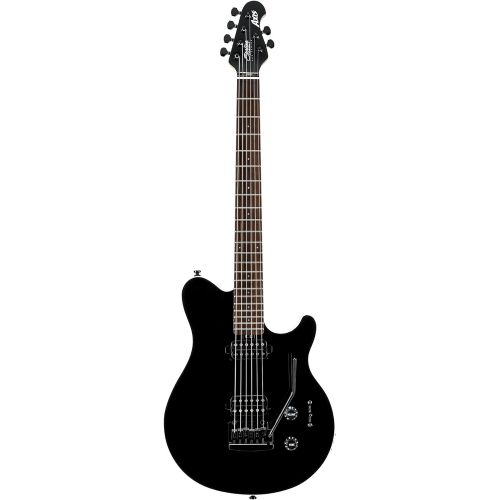  Sterling By MusicMan 6 String Sterling by Music Man Axis AX3S Electric Guitar Body, Black with White Binding (AX3S-BK-R1)