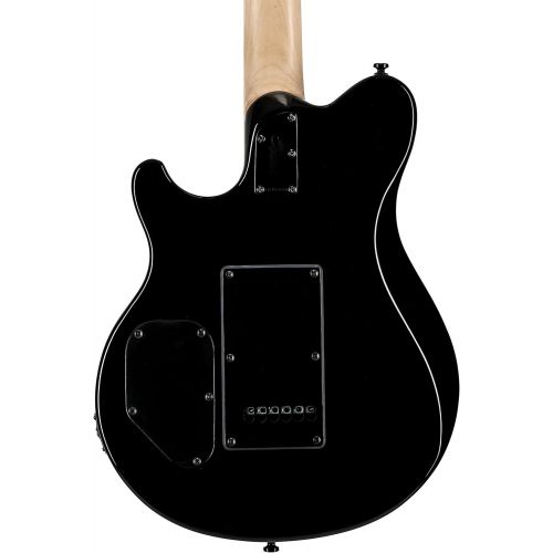  Sterling By MusicMan 6 String Sterling by Music Man Axis AX3S Electric Guitar Body, Black with White Binding (AX3S-BK-R1)