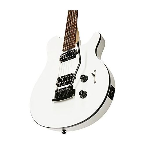  Sterling By MusicMan 6 String Sterling by Music Man Axis AX3S Electric Guitar Body, White with Black Binding (AX3S-WH-R1)