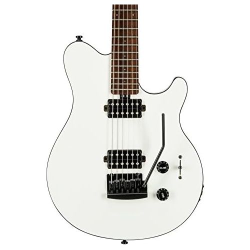  Sterling By MusicMan 6 String Sterling by Music Man Axis AX3S Electric Guitar Body, White with Black Binding (AX3S-WH-R1)