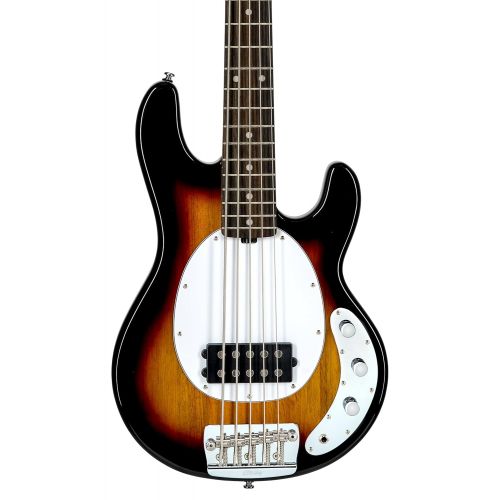  Sterling By MusicMan Sterling by Music Man StingRay Classic Ray25CA Bass Guitar in 3-Tone Sunburst, 5-String RAY25CA-3TS-R1