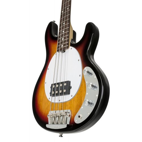  Sterling By MusicMan Sterling by Music Man StingRay Classic Ray25CA Bass Guitar in 3-Tone Sunburst, 5-String RAY25CA-3TS-R1