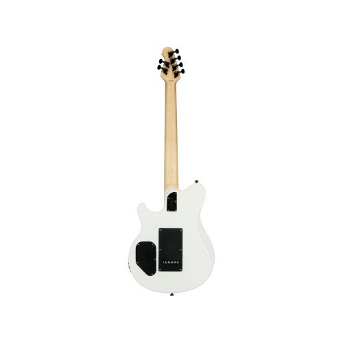 Sterling By MusicMan 6 String Sterling by Music Man Axis AX3S Electric Guitar in Black with White Body Binding AX3S-BK-R1