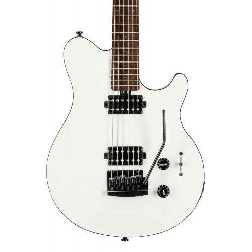  Sterling By MusicMan 6 String Sterling by Music Man Axis AX3S Electric Guitar in Black with White Body Binding AX3S-BK-R1