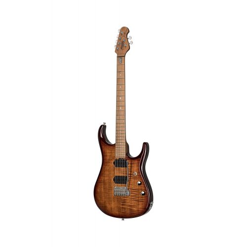  Sterling By MusicMan 6 String Sterling by Music Man JP150 Electric Guitar with Flame Maple Top in Island Burst JP150FM-ILB