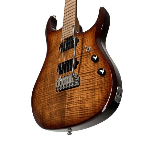  Sterling By MusicMan 6 String Sterling by Music Man JP150 Electric Guitar with Flame Maple Top in Island Burst JP150FM-ILB