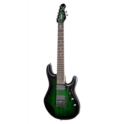  Sterling By MusicMan 7 String Sterling by Music Man, JP70, John Petrucci Signature Guitar, Trans Green Burst JP70-TGB