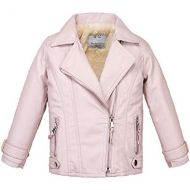 Stesti Winter Jacket for Girls Leather Jacket Fleece Winter Coat for Baby Girl