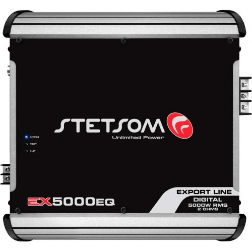  Stetsom EX 5000 EQ 2 Ohms Class D Full Range Mono Amplifier