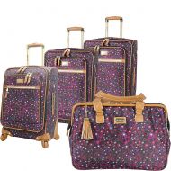 Steve Madden 4 piece Luggage With Spinner Wheels (Black)