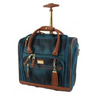 Steve Madden Luggage Wheeled Suitcase Under Seat Bag (Shadow Turquoise)