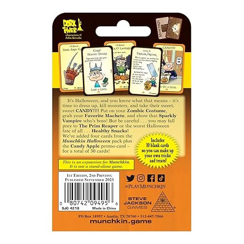  Munchkin Tricky Treats by Steve Jackson Games, Party Card Game