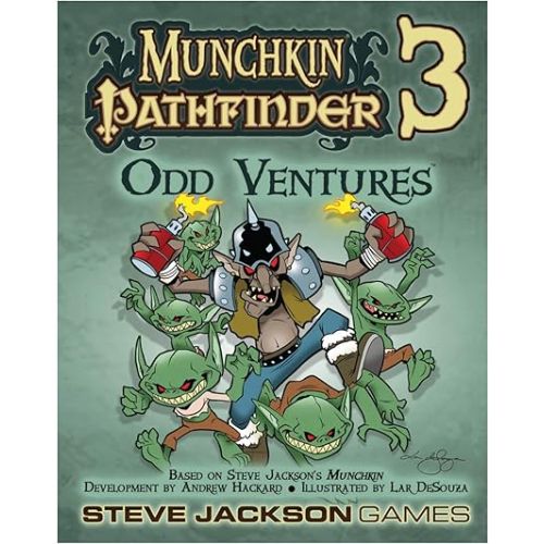  Steve Jackson Games Munchkin Pathfinder 3 Odd Ventures , Green