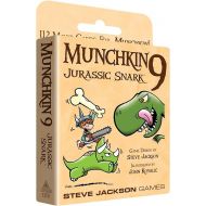 Steve Jackson Games Munchkin 9 - Jurassic Snark Card Game (Expansion) |112-Card Expansion | Adults, Kids, & Family Game | Fantasy Adventure RPG | Ages 10+ | 3-6 Players | Avg Play Time 120 Min