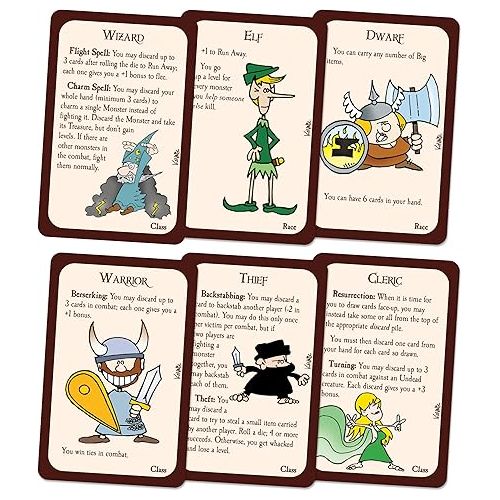  Munchkin Deluxe Board Game (Base Game), Family Board & Card Game, Adults, Kids, & Fantasy Roleplaying Game, Ages 10+, 3-6 Players, Avg Play Time 120 Min, From Steve Jackson Games