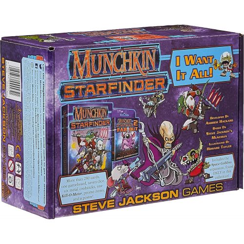 Steve Jackson Games SJG4476 Munchkin Starfinder I Want It All Games