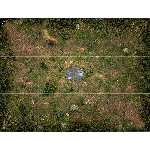  Steve Jackson Games Mage Wars Arena Straywood Forest Playmat Board Game