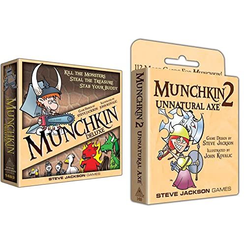  Steve Jackson Games Munchkin Deluxe & Unnatural Axe