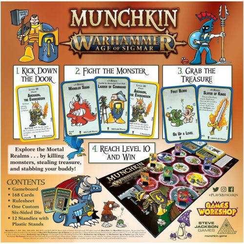  Steve Jackson Games Munchkin Warhammer Age of Sigmar, Multi-Colored