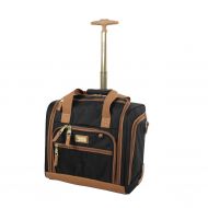 Steve Madden Luggage Wheeled Suitcase Under Seat Bag (Harlo Black)