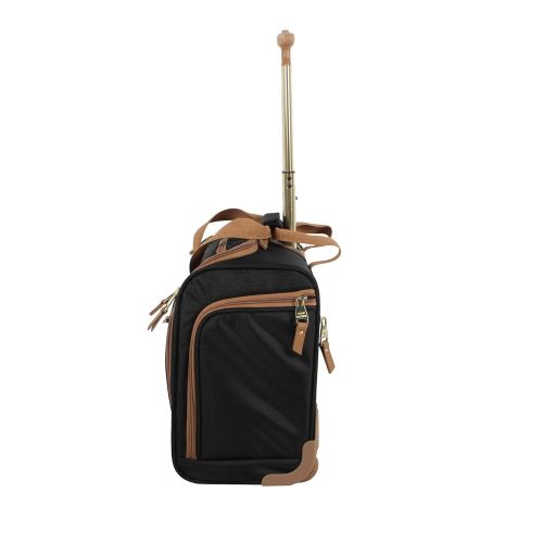  Steve Madden Luggage Wheeled Suitcase Under Seat Bag (Harlo Black)