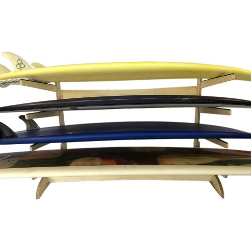  Steves Rack Shack 4 Space Horizontal Surfboard Freestanding Storage 4 Spaces, Storage for: shortboard, Fish, Fun Boards (Freestanding; for use Indoors; Made in The USA)