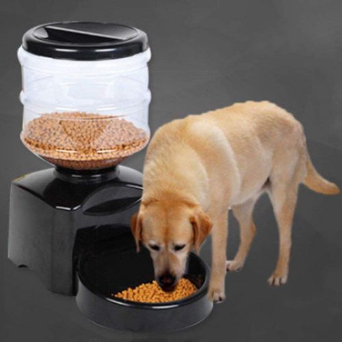  Stevlogs 5.5L Automatic Pets Feeder Puppy Digital LCD Screen Food Bowl Cat Dog Dispenser with Voice Message Recording