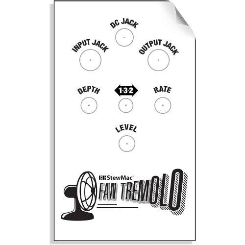  StewMac Fan Tremolo Pedal Kit, With Bare Enclosure