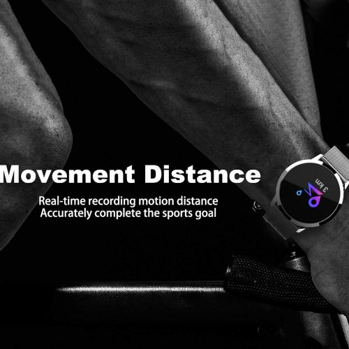  Stheanoo Smart Wristbands Blood Pressure Monitor Watch Blood Oxygen Heart Rate Monitor Smart Watch Activity Fitness Tracker for iOS & Android